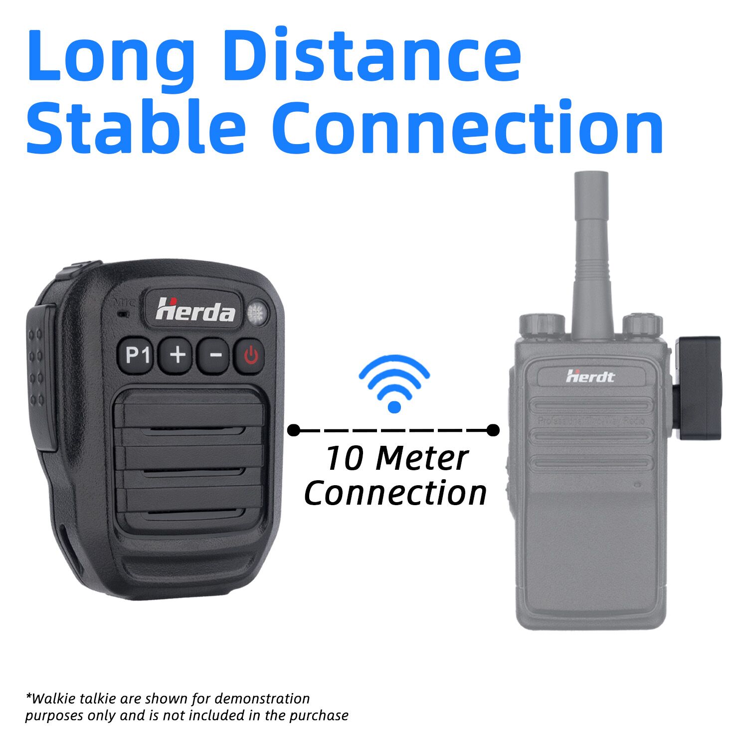 トランシーバーワイヤレススピーカーマイク - Herda Radio