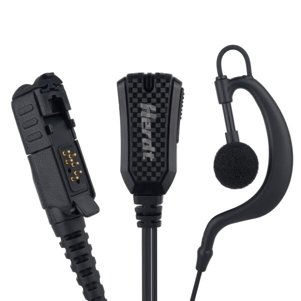 heng 6600 walkie talkie earpiece with noise reduction microphone main image 1