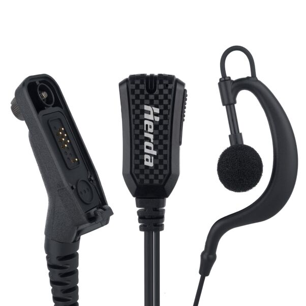 motorola walkie talkie earpiece with noise reduction microphone main image 1