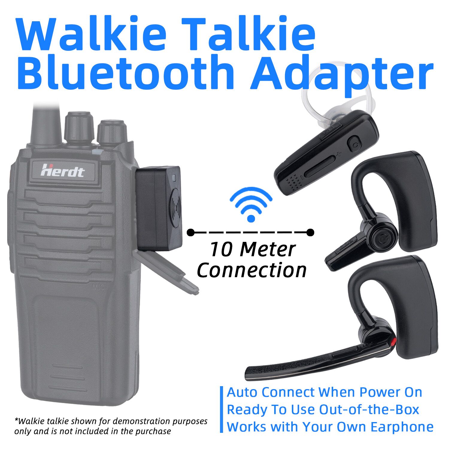 トランシーバー Bluetooth アダプター (Kenwood K1 コネクター